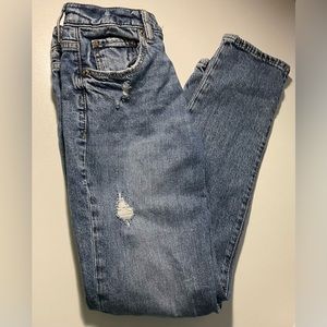 Girls Gap Distressed Girlfriend Jeans